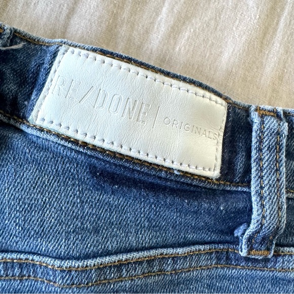 RE/DONE Ultra High Rise Ankle Crop, size 25 - Picture 10 of 11